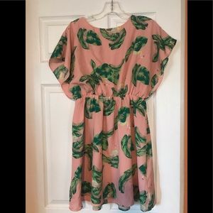 One of a kind super cute flamingo dress.
